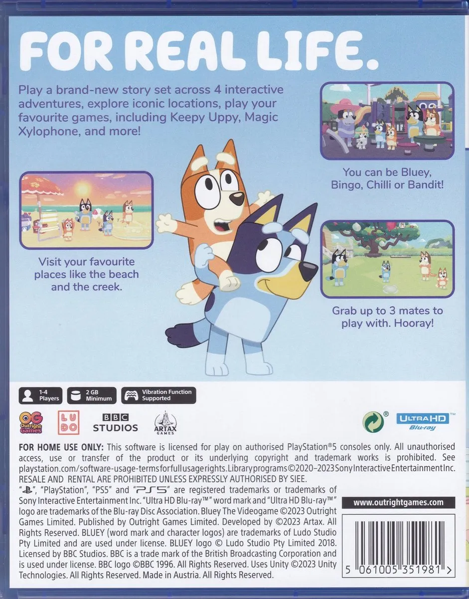Outright Games Bluey The Videogame PS5