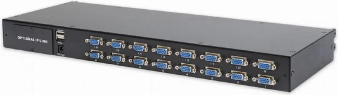 Digitus DS-72214 KVM-switch - 1x USB 2.0 - Zwart