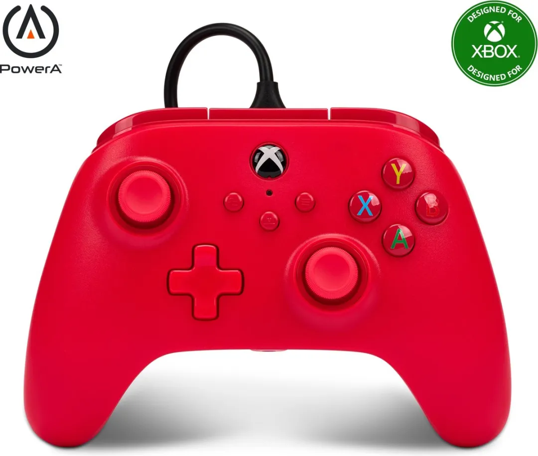 POWERA Bedrade Controller 1519366-01 Xbox - Rood