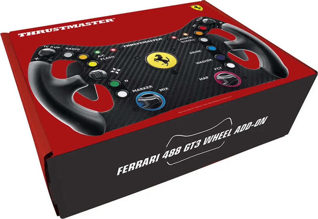 Thrustmaster Ferrari 488 GT3 Wheel Add-On 4060263 - Racestuur - Zwart - afbeelding 6 van 6