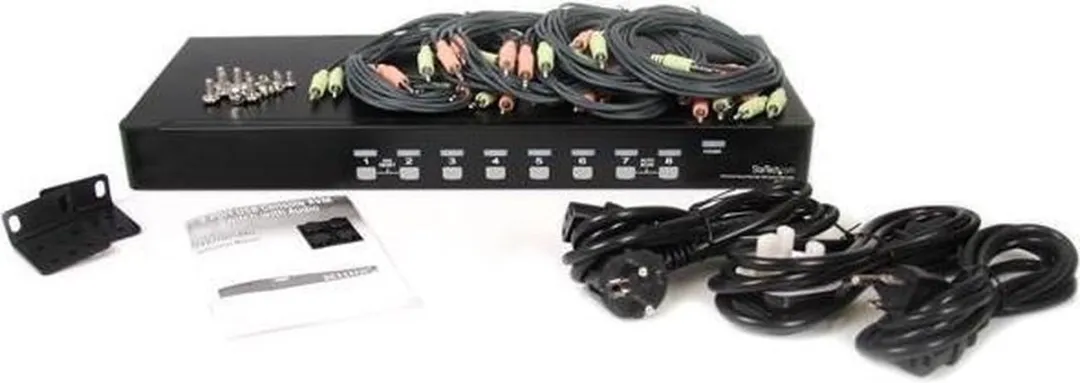 Startech SV831DUSBAU 8-Poort KVM-Switch - USB Audio