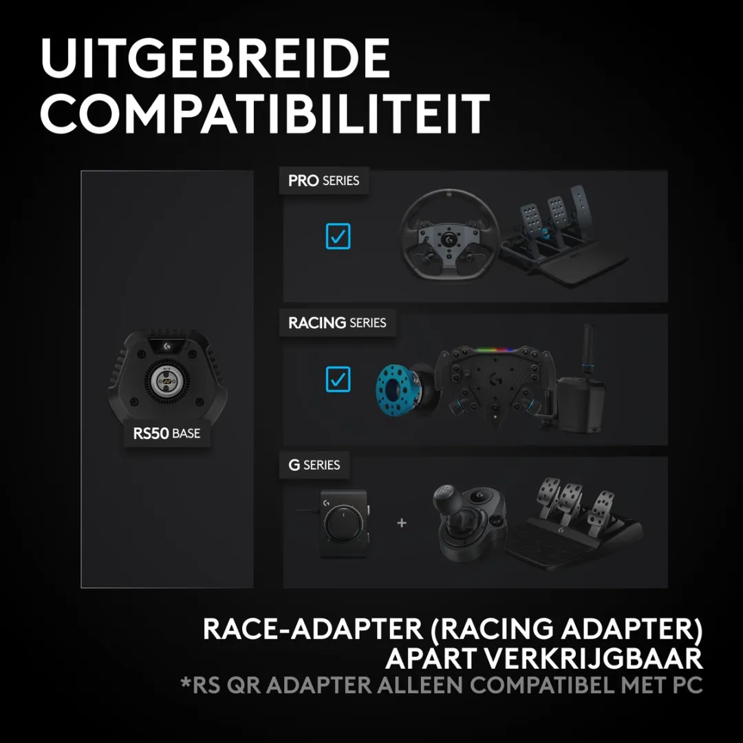 Logitech G RS50 Systeem - Xbox & PC