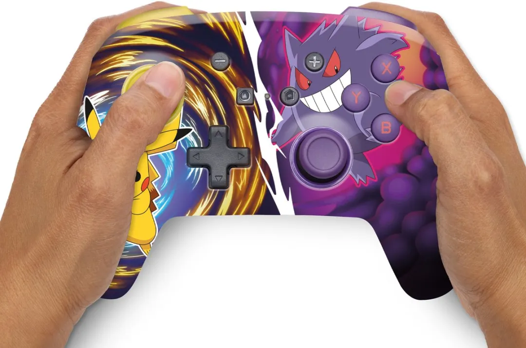 PowerA Geavanceerde Draadloze Controller NSGP0420-01 - Pikachu vs. Gengar - afbeelding 6 van 6