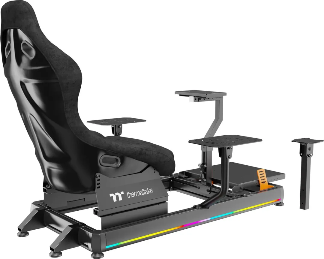 Thermaltake GF500 Flight Simulator Cockpit - Zwart