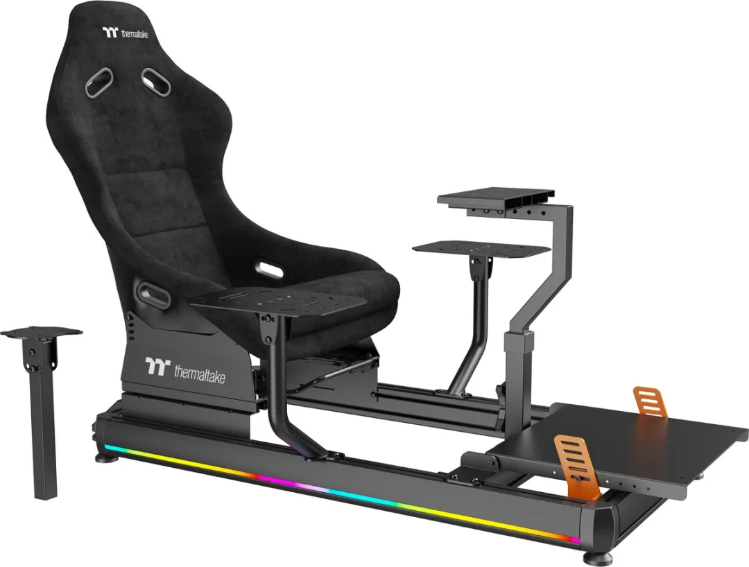Thermaltake GF500 Flight Simulator Cockpit - Zwart