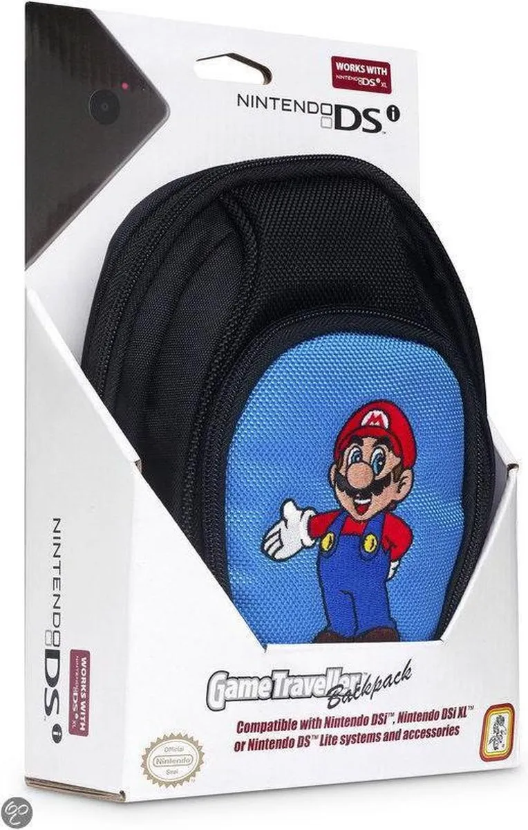 Bigben Mario Draagtas - Zwart/Blauw
