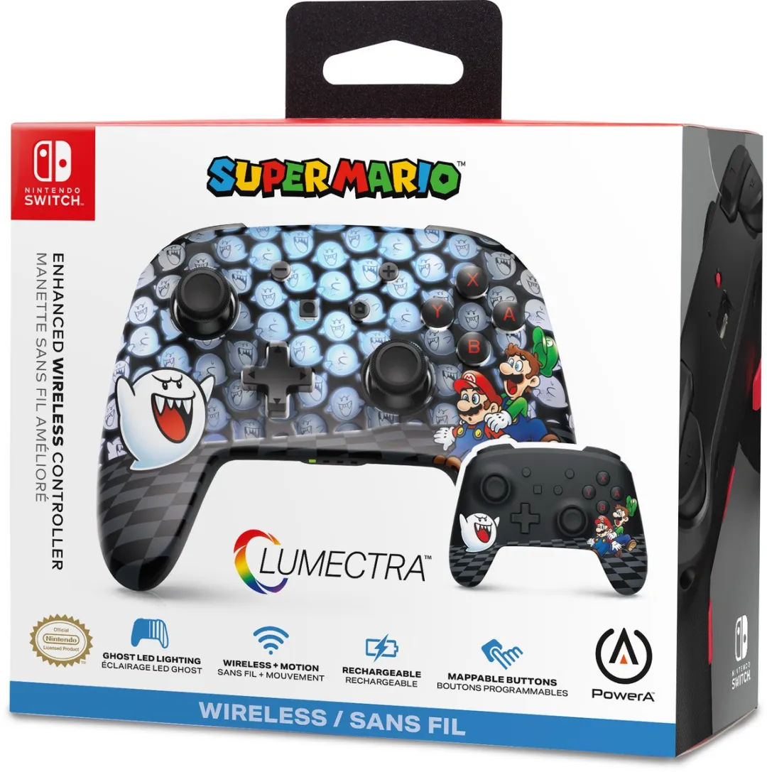 PowerA Geavanceerde Draadloze Controller NSGP0431-01 - Mario Peek-A-Boo