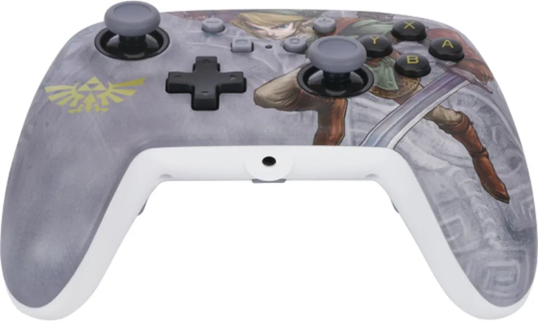 POWERA NSGP0096-01 Bedrade Controller Nintendo Switch - Dappere Link Grijs