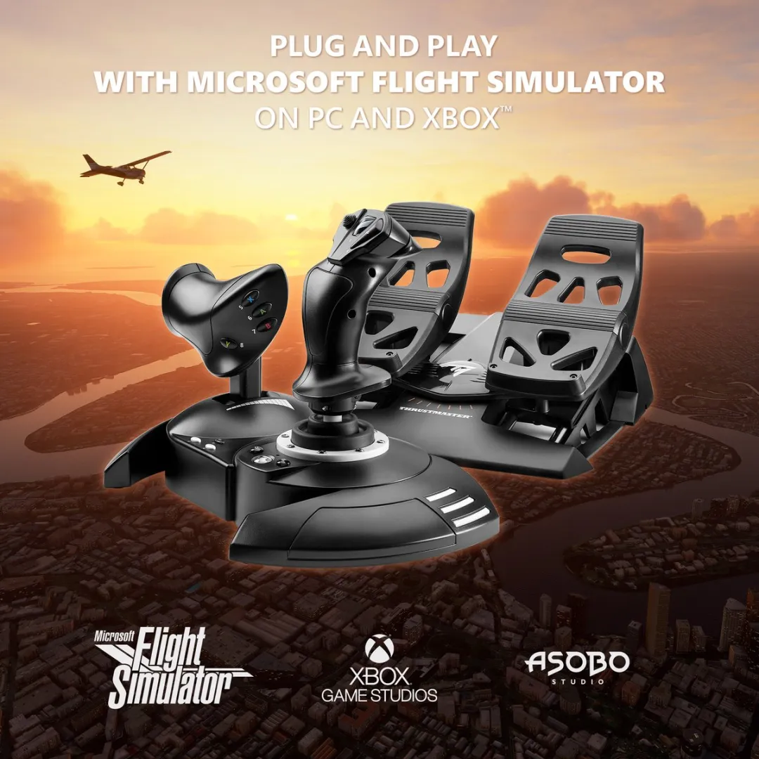 Thrustmaster T.Flight Full Kit X HOTAS - Joystick & Pedalen - 14 Knoppen