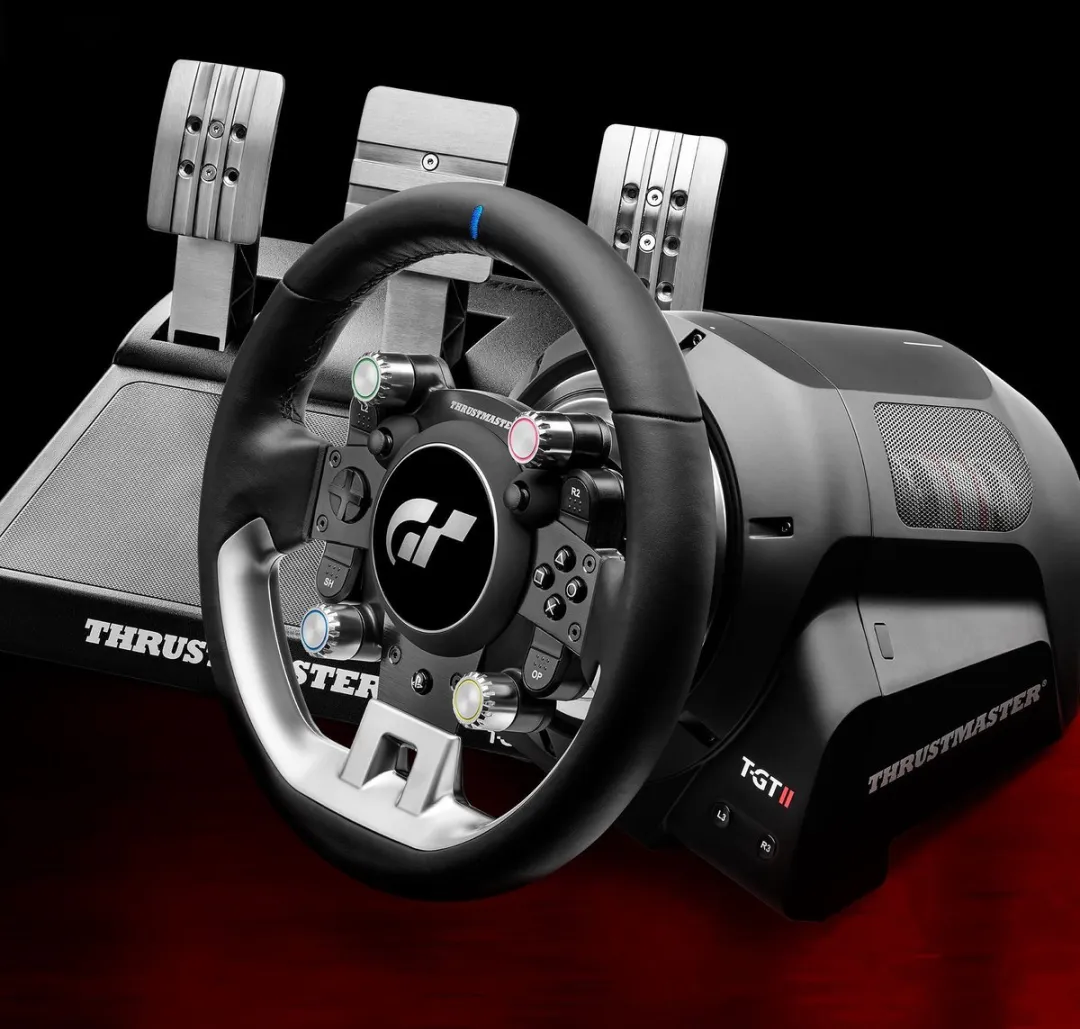 Thrustmaster T-GT II Racestuur - Force Feedback - 3 Pedalen - PS5/PS4/PC - afbeelding 6 van 6