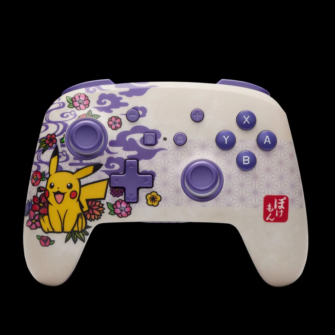 PowerA NSGP0324-01 Draadloze Controller - Pikachu Blossom