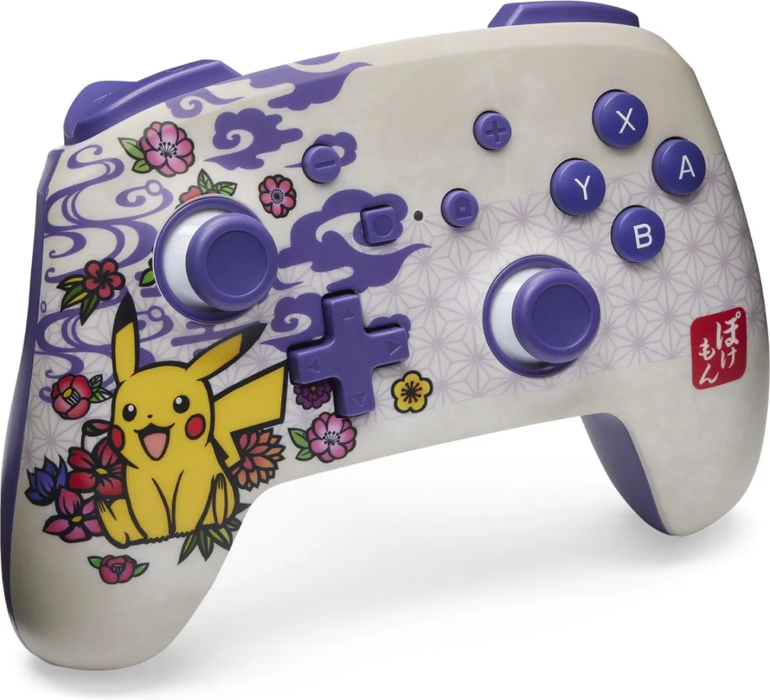 PowerA NSGP0324-01 Draadloze Controller - Pikachu Blossom