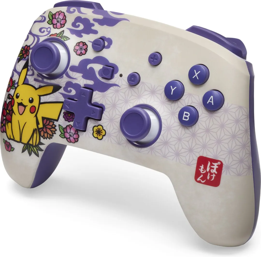 PowerA NSGP0324-01 Draadloze Controller - Pikachu Blossom