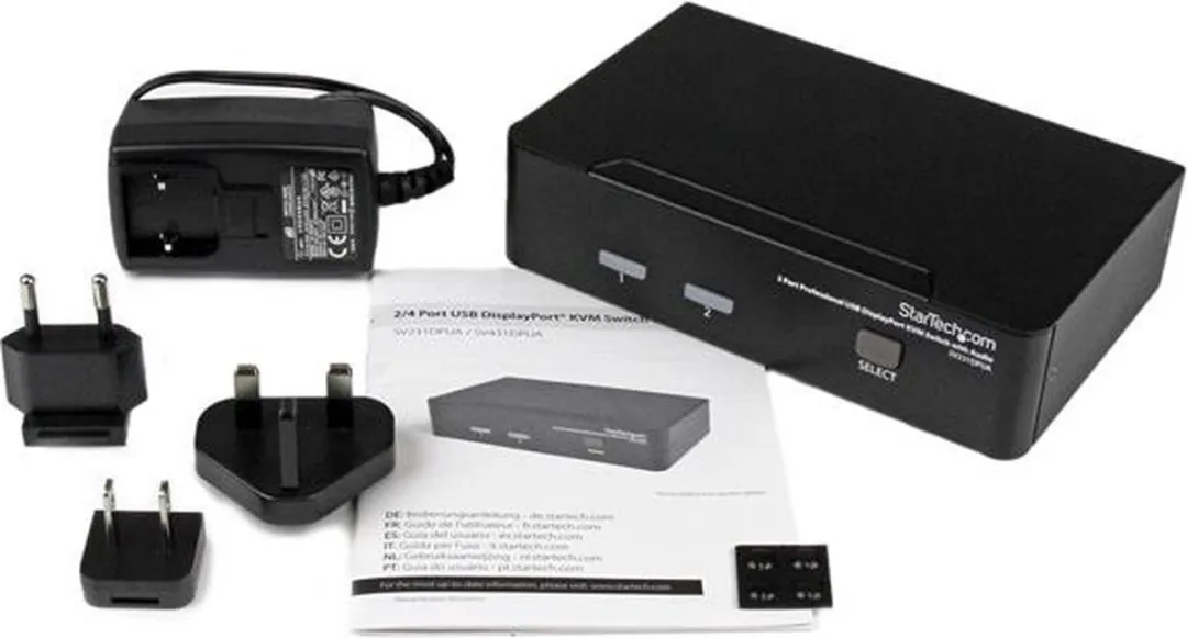 Startech 4672685 USB DVI KVM-Switch 2 Poorten - met Audio