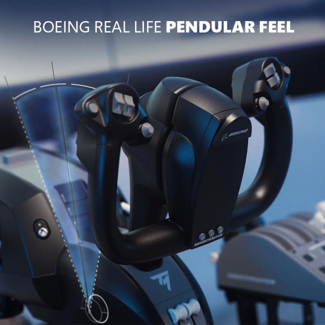 Thrustmaster TCA Yoke Boeing Edition - 17 Knoppen