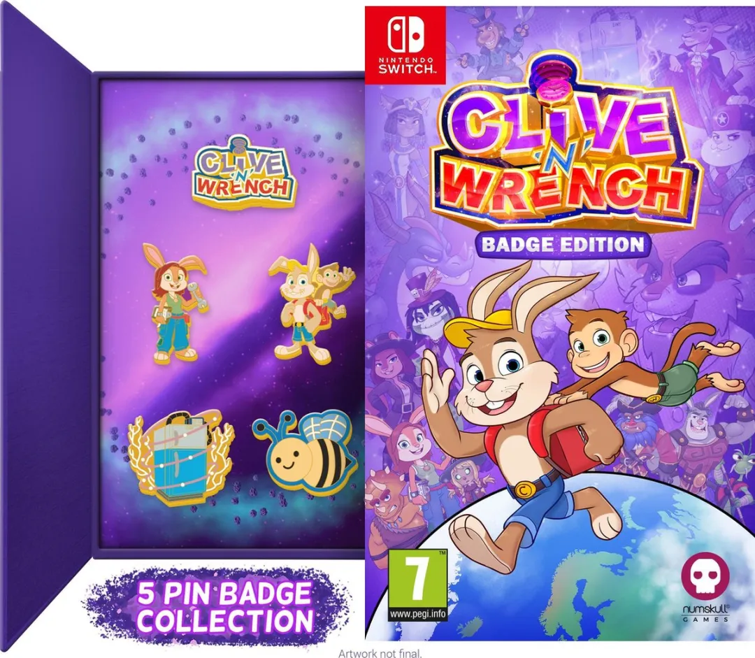 Numskull Games Clive n Wrench Badge Edition - Nintendo Switch
