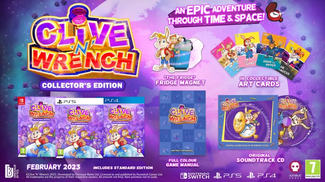 Numskull Games Clive n Wrench Badge Edition - Nintendo Switch