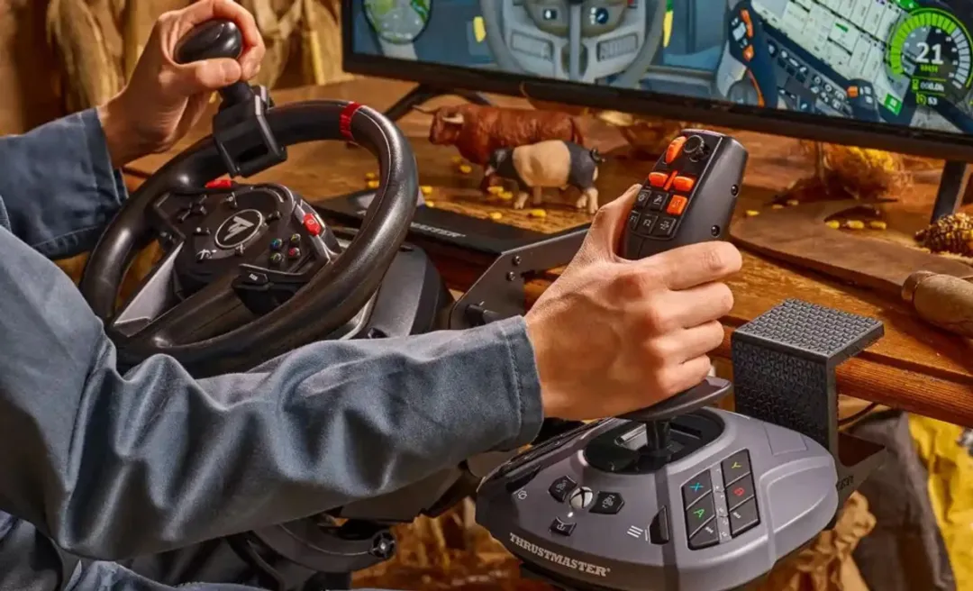Thrustmaster SimTask FarmStick 4460279 Joystick - 31 Knoppen - Grijs