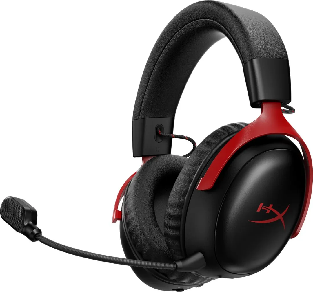 HyperX Cloud III S Wireless A59Z0AA Gaming Headset - Draadloos - 120uur - Zwart/Rood