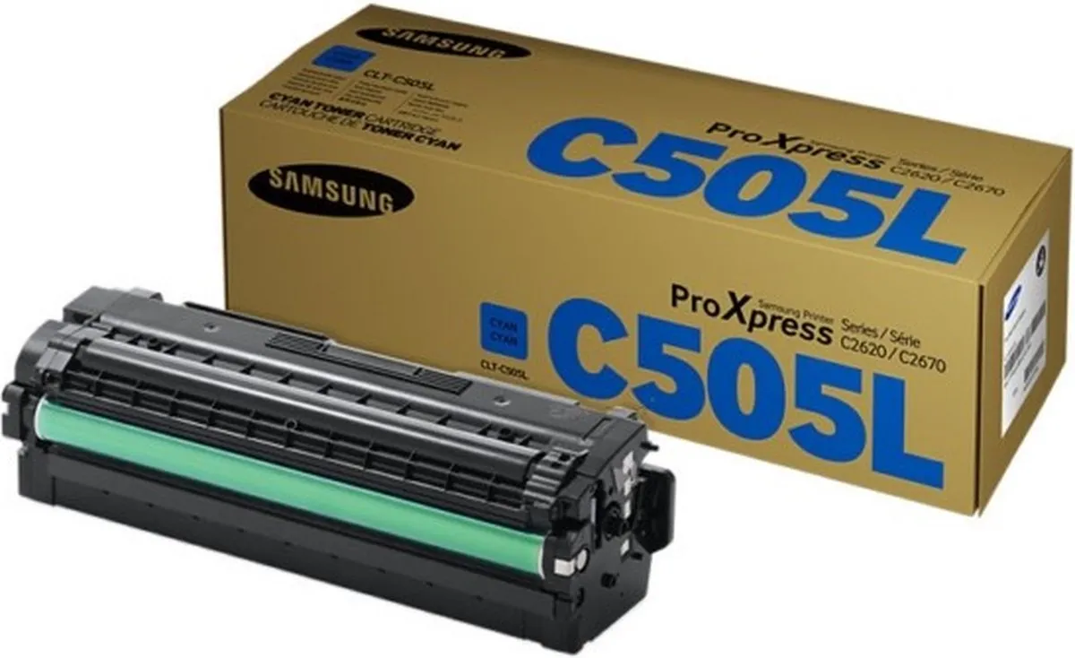 Samsung CLT-C505L Tonercartridge Cyaan