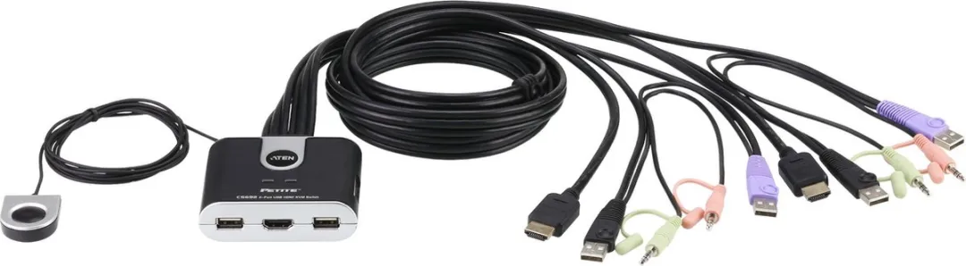 Aten CS692 2-Poorts HDMI+USB KVM Switch - Audio