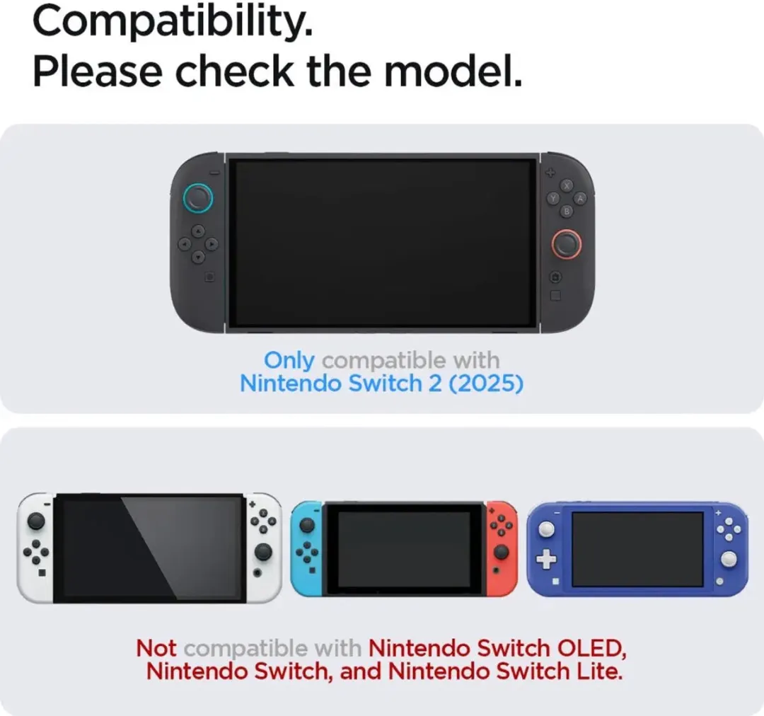 Spigen Glass.tr Ez Fit 2-Pack Bescherming Nintendo Switch - afbeelding 6 van 6