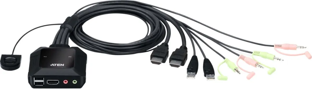 ATEN CS22H 2-Poorts USB 4K HDMI KVM Switch