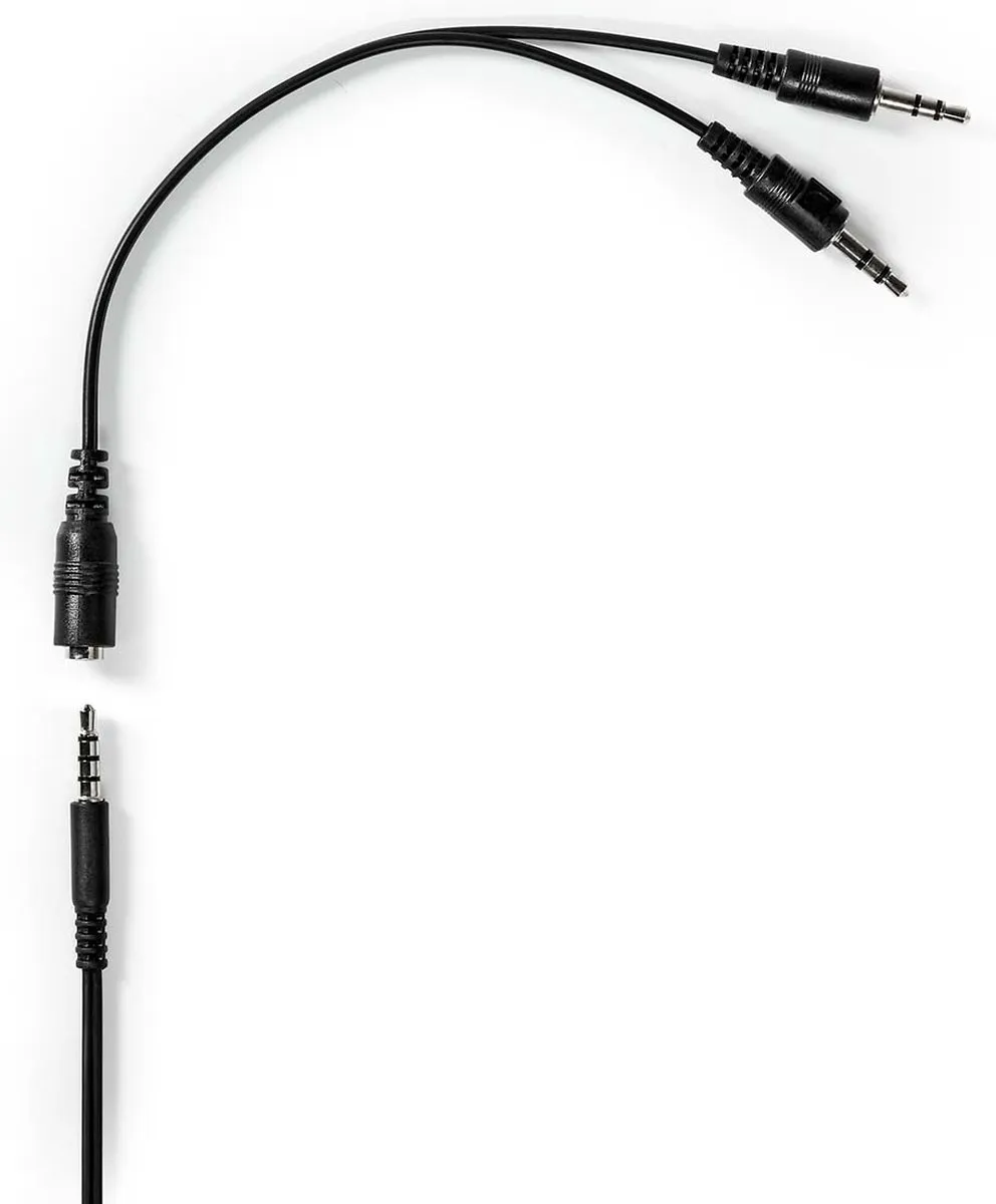 Nedis PC-Headset CHST210BK Over-Ear Stereo - Zwart