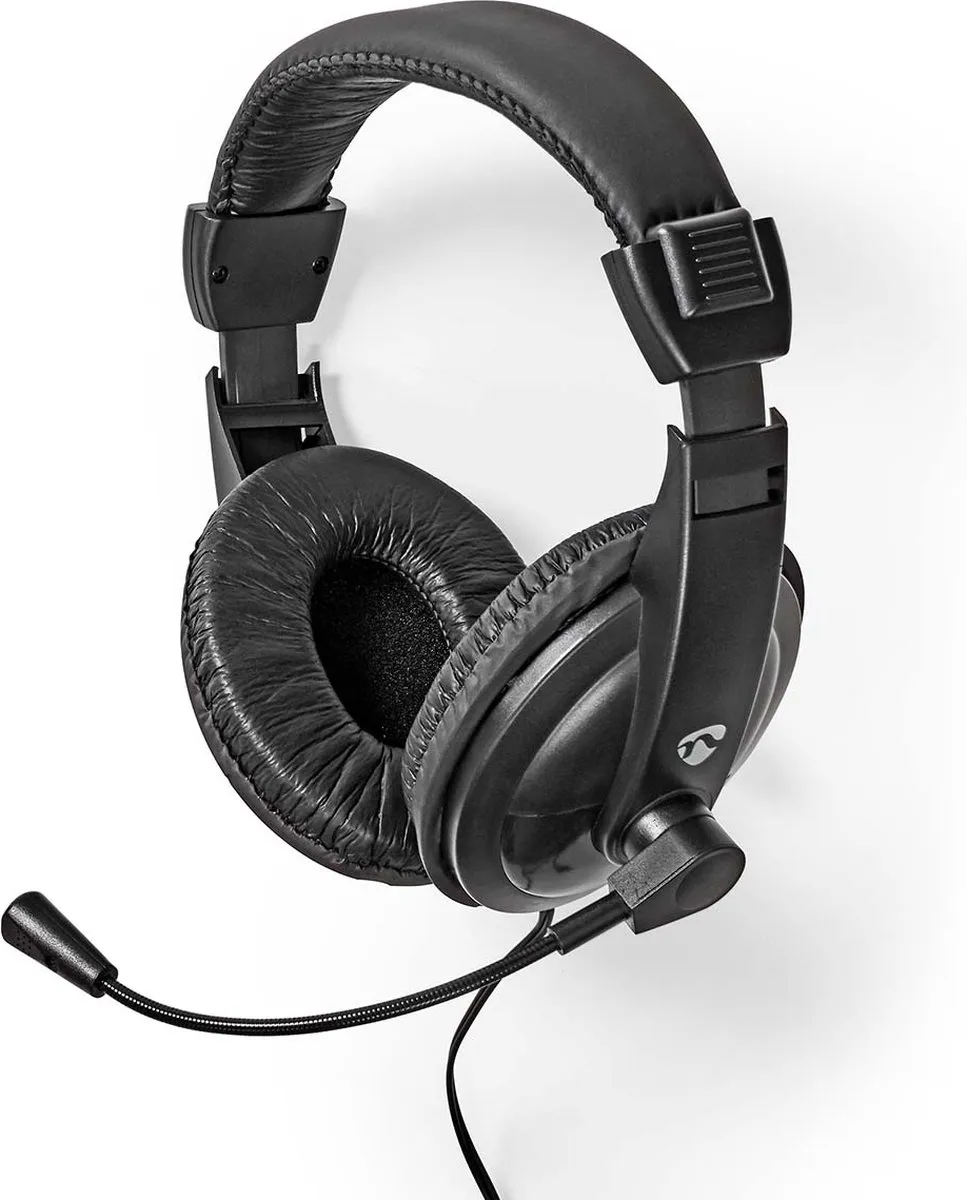 Nedis PC-Headset CHST210BK Over-Ear Stereo - Zwart