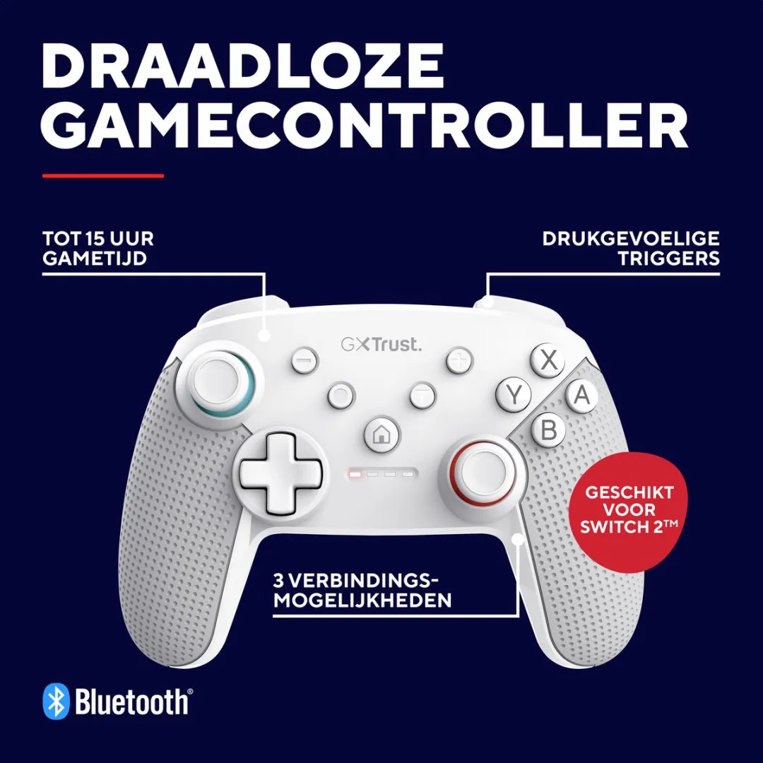 Trust GXT 1246 MUTA Switch Controller - Wit
