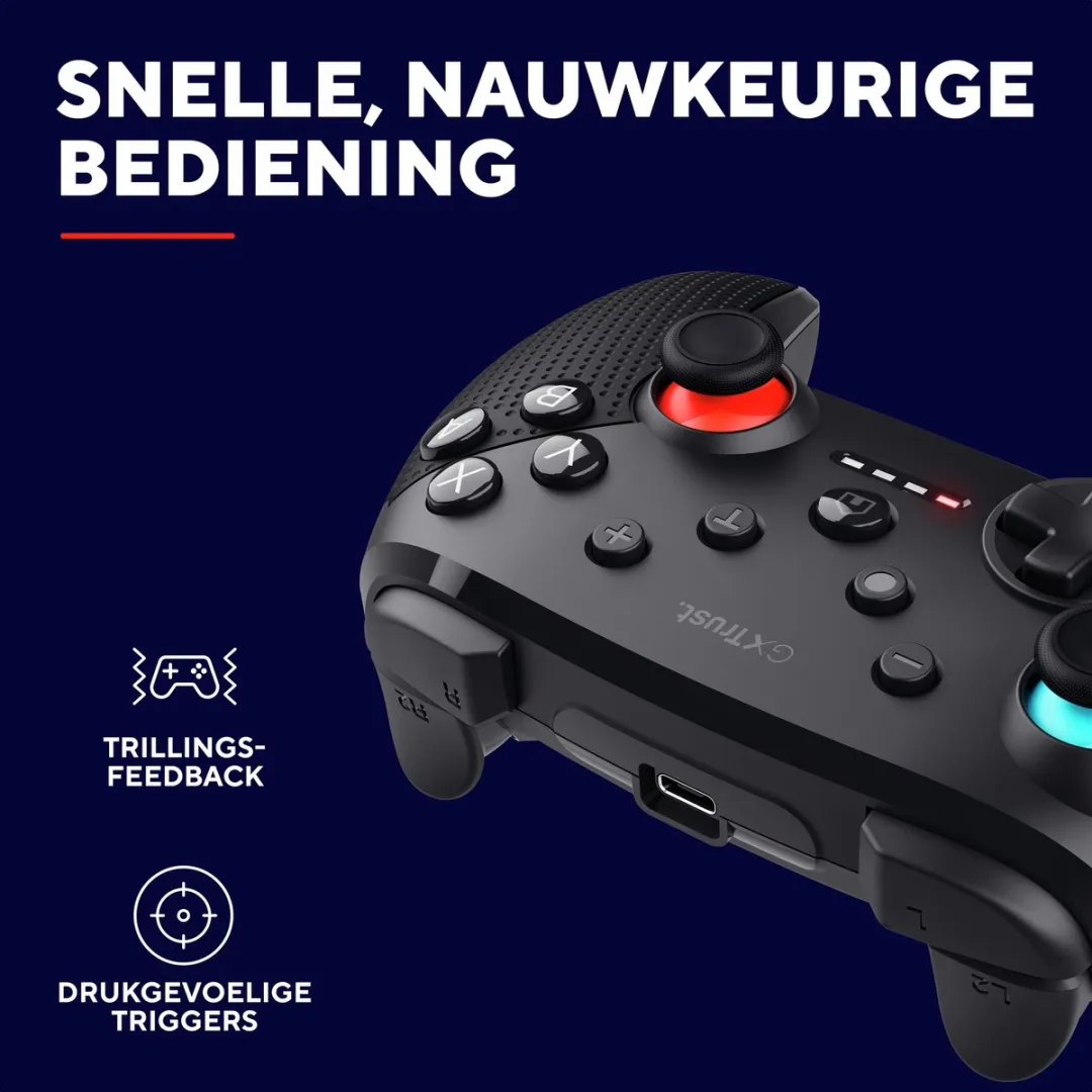 Trust GXT 1246 MUTA Switch Controller - Draadloos - Zwart