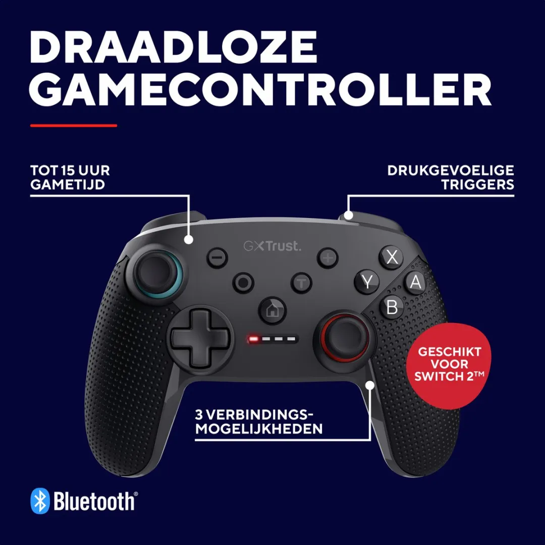 Trust GXT 1246 MUTA Switch Controller - Draadloos - Zwart