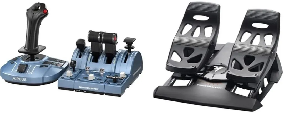 Thrustmaster Captain Pack X + Rudder Flight Simulator Set