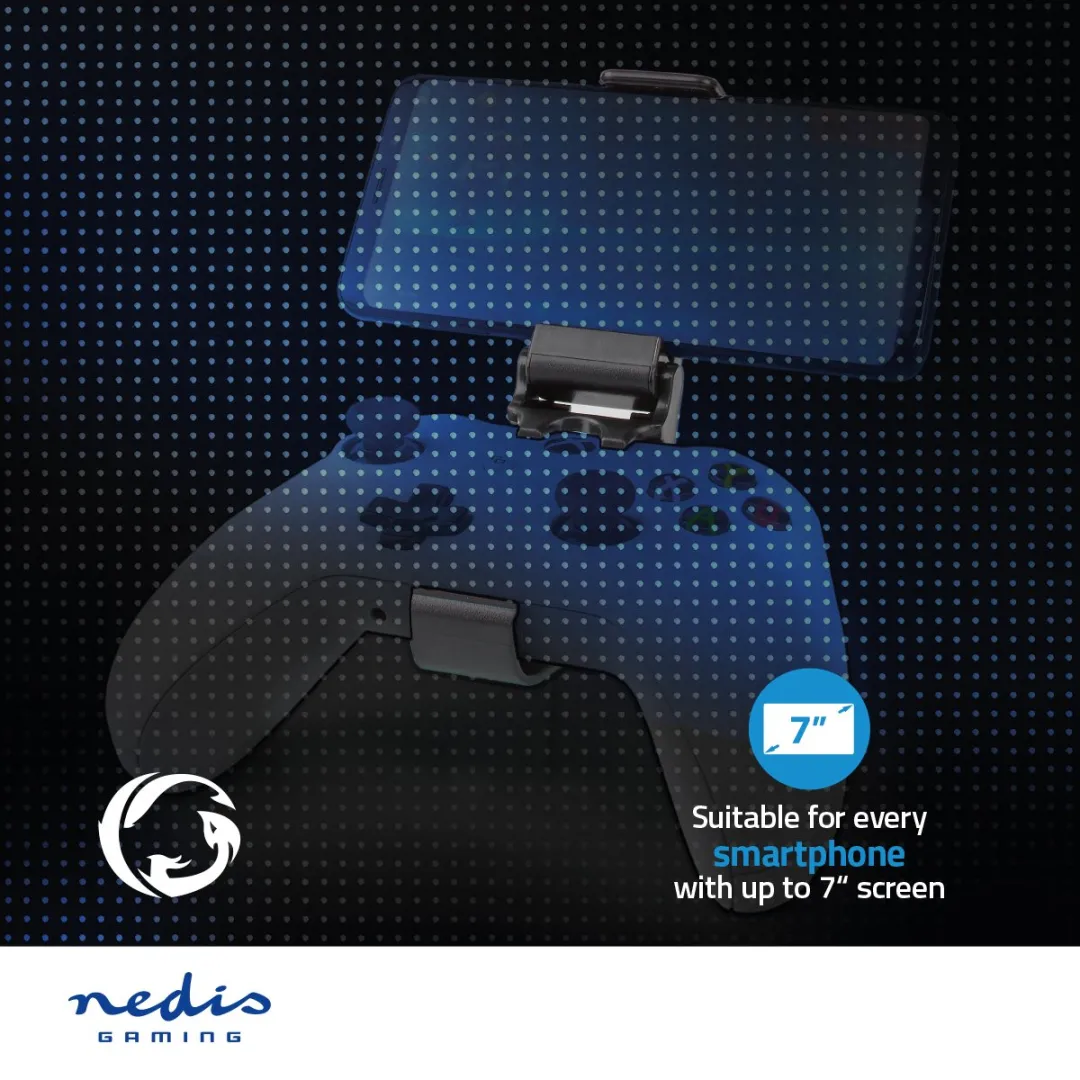 Nedis SGPDX100BK Smartphonehouder Gaming - Zwart
