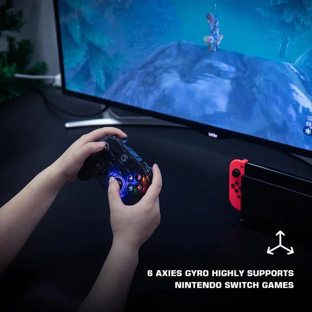 Gamesir T4 PRO Draadloze Controller - Zwart