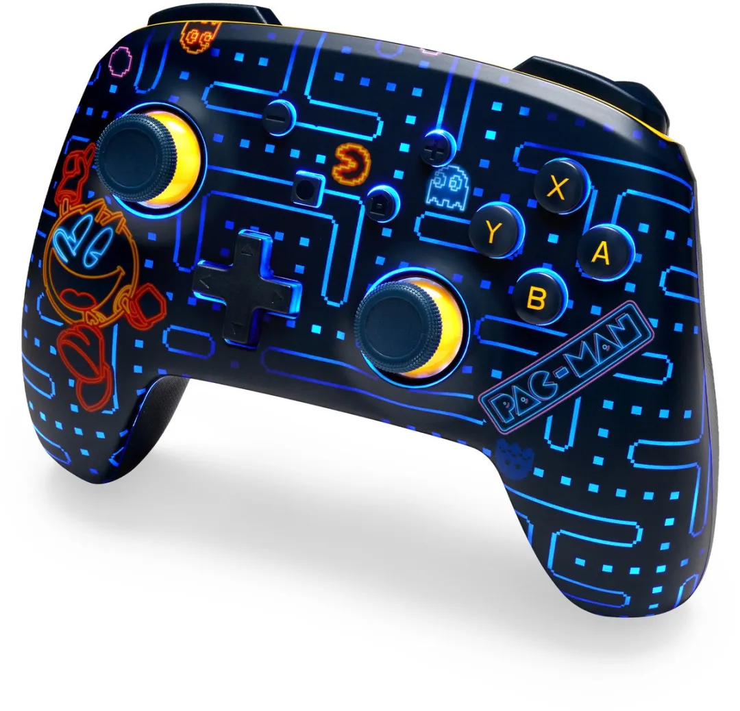 PowerA NSGP0458-01 Draadloze Controller - Pac-Man Neon Arcade - 900mAh