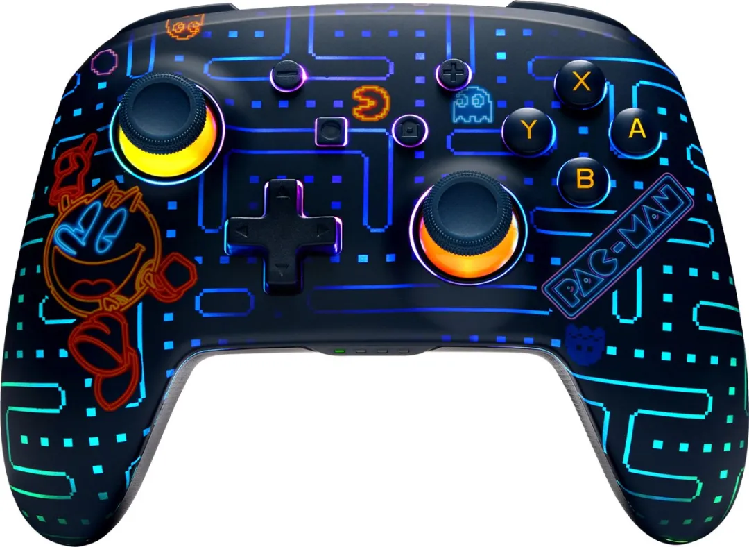 PowerA NSGP0458-01 Draadloze Controller - Pac-Man Neon Arcade - 900mAh