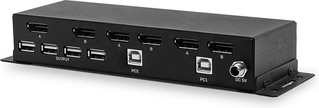 Lindy 39306 KVM-switch DisplayPort 4K
