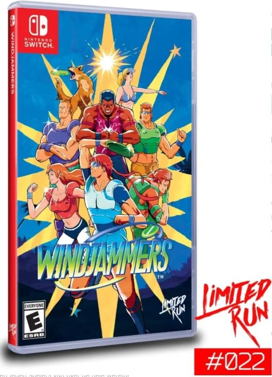 Limited Run Games Windjammers Nintendo Switch