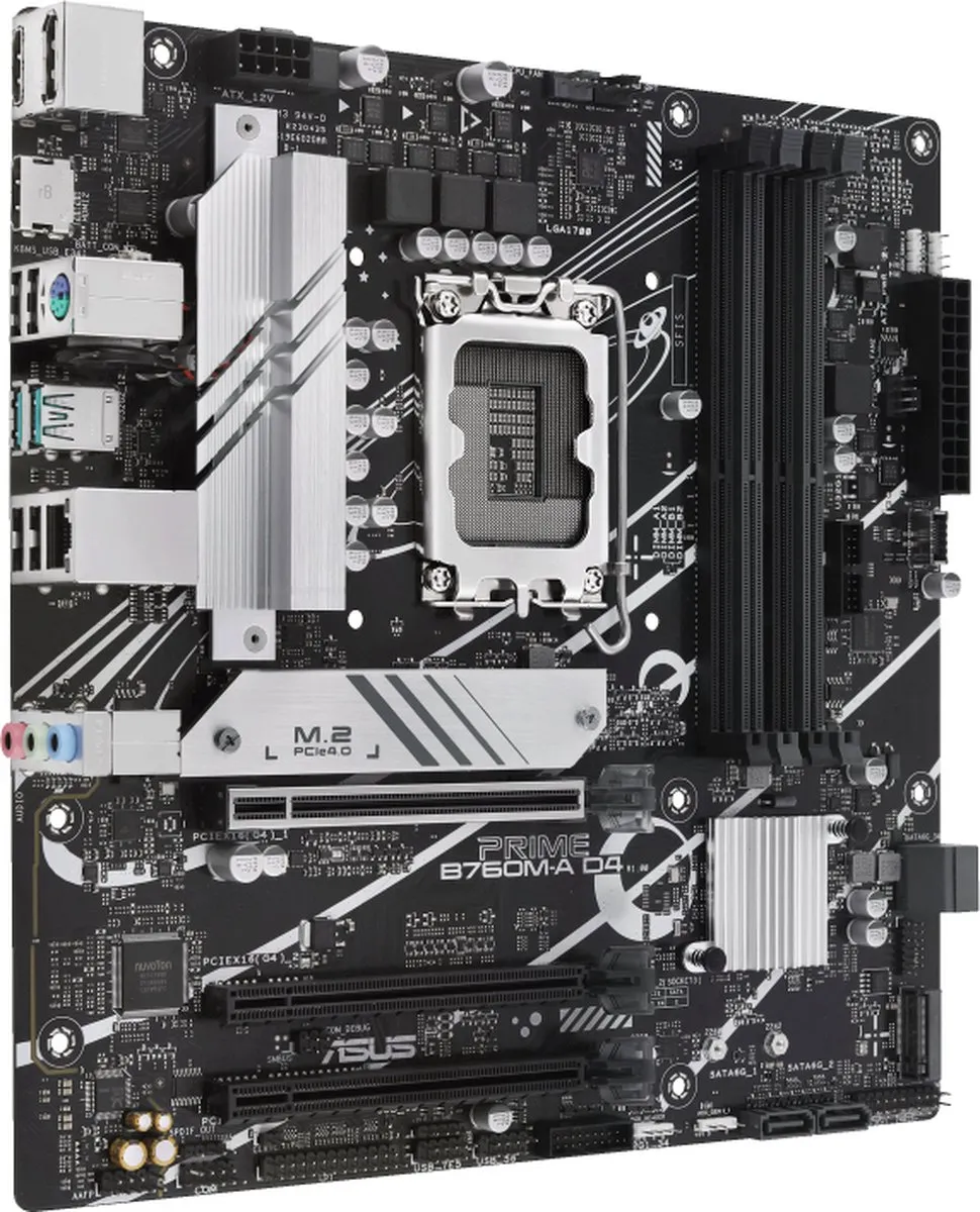 ASUS PRIME B760M-A D4-CSM Moederbord - LGA1700 - afbeelding 6 van 6