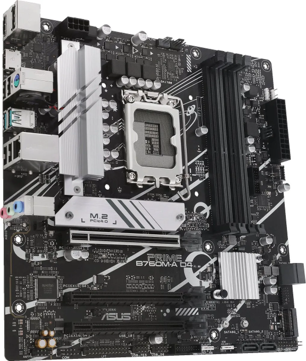 ASUS PRIME B760M-A D4-CSM Moederbord - LGA1700