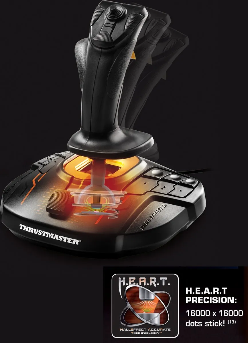 Thrustmaster T.16000M FCS HOTAS - Joystick & Throttle - 30 Knoppen