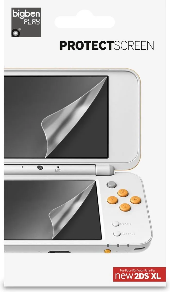 Bigben N2DSXLPROTECTKIT Schermbeschermerkit - Nintendo New 2DS XL - Transparant