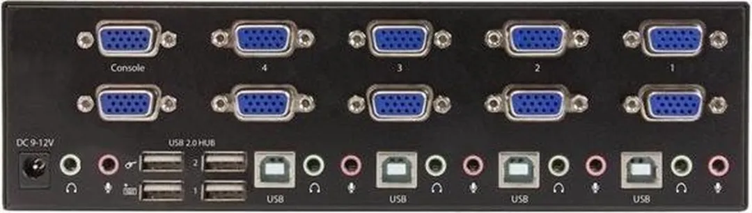 Startech SV431DVGAU2A KVM Switch 4x VGA - 2x USB 2.0