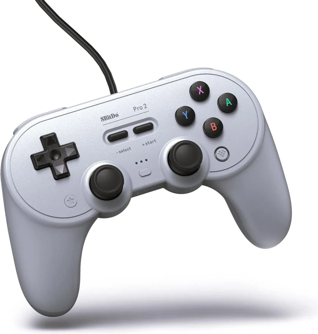 8Bitdo Pro 2 Wired Gamepad - Grijs