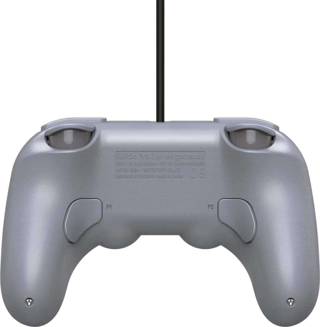 8Bitdo Pro 2 Wired Gamepad - Grijs