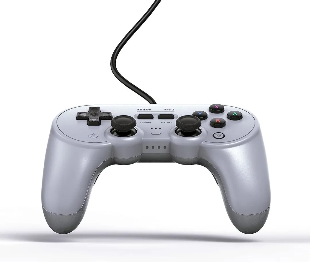 8Bitdo Pro 2 Wired Gamepad - Grijs - afbeelding 6 van 6