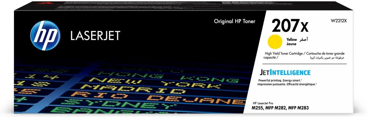 HP 207X W2211X Tonercartridge - 2450 Pagina's - Geel