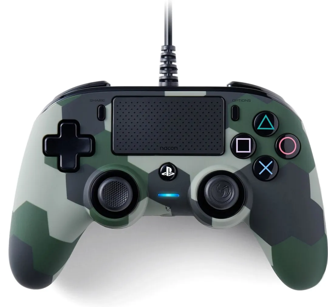 Nacon PS4OFCPADCAMGREEN Bedrade Controller - Camouflage