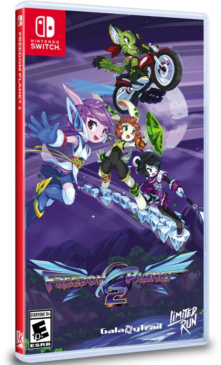 Limited Run Freedom Planet 2 Standard Edition Nintendo Switch